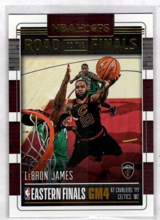 Lebron James 2018 - 19 Nba Hoops Road To The Finals Eastern Finals 71 /499