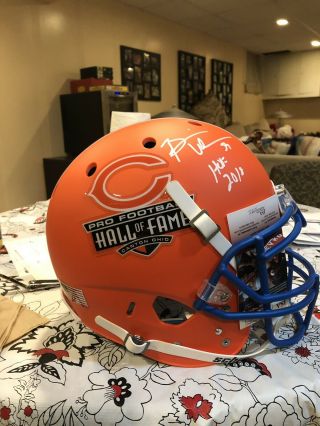 Full Size Bears Autographed Helmet With By Sports Memorabilia Brian Urlacher