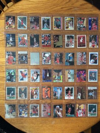 Basketball Cards - 162 Cased Michael Jordan Cards,  Lebron Rc,  Kobe,  Shaq,  Rookies,  Hof