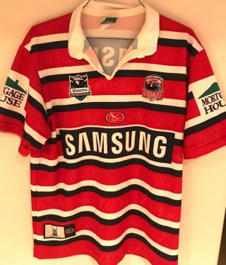 Australia Rare Vintage 2007 Nrl Sydney Roosters 100year Anniversary Rugby Jersey