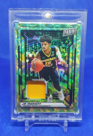 Ja Morant 2019 Panini Vip Gold Pack National Convention Jersey Patch 10/25 Green