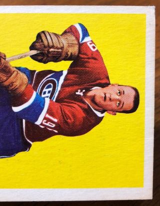 1960 - 61 Parkhurst Hockey - 39 Albert Langlois - Montreal Canadiens 4