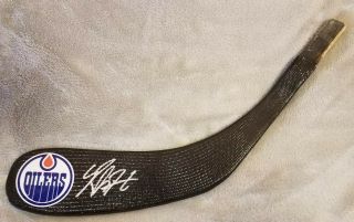 Ryan Nugent Hopkins Signed Full Size Hockey Stick Blade Nhl Edmonton Oilers