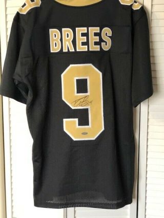 Drew Brees Orleans Saints Signed Autographed Custom Jersey Tristar