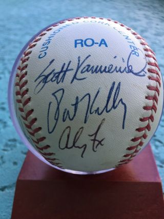 York Yankees 1990s Team Signed Baseball 14 Signatures Derek Jeter Autograph 5