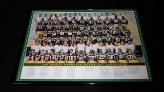 1997 Green Bay Packers Bowl Champs Team Framed 12x18 Yearbook Photo