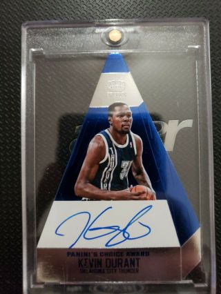 2013 - 14 Panini Preferred Crown Royale Kevin Durant On Card Auto 15/25
