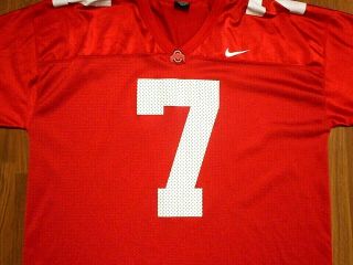 Vintage Ohio State Buckeyes 7 Football Jersey By Nike,  Adult Xxl Or 2xl