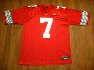 Vintage Ohio State Buckeyes 7 Football Jersey by Nike,  Adult XXL or 2XL 2