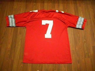 Vintage Ohio State Buckeyes 7 Football Jersey by Nike,  Adult XXL or 2XL 4