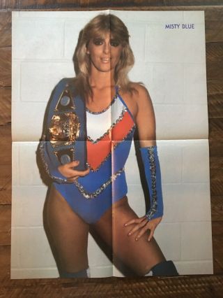 3 2 Sided Vintage GLOW Posters Gorgeous Ladies Of Wrestling WWF Divas Ivory 3