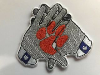 CLEMSON University Clemson Tigers RARE Vintage Embroidered Iron On Patch 2.  5x 3 