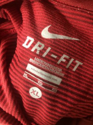 Bulk Set Of 2 Men ' s Nike Dri - Fit Short Sleeve Polo OU Oklahoma Sooners Sz.  XL 6