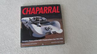 History Chevy Chaparral Race Cars V8 Jim Hall Hardbound Book Photos Stories
