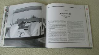 History Chevy Chaparral race cars V8 Jim Hall hardbound book photos stories 6