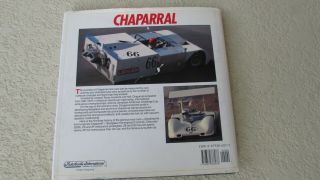 History Chevy Chaparral race cars V8 Jim Hall hardbound book photos stories 8