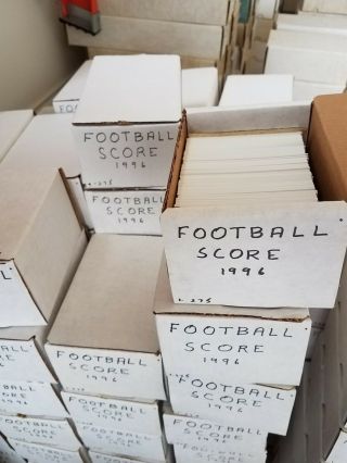 1996 Score Football Card Complete Set (1 - 275) Near To Read (ayc)