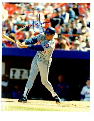Mark Grace Signed Photo 8x10 Autographed Chicago Cubs 49318