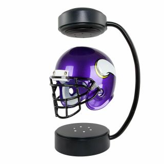 Minnesota Vikings Nfl Hover Floating Football Helmet Led Light Desk Table Decor