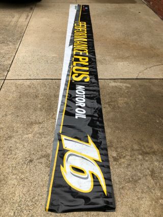 Nascar Race Pit Wall Banner Greg Biffle 16 Roush Indianapolis 18 Ft