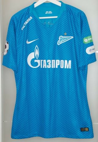 Match Worn Shirt Zenith Peterburg Russia Season 2018 - 19 Camiseta Maglia Jersey