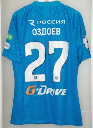 Match worn shirt Zenith Peterburg Russia season 2018 - 19 camiseta maglia jersey 2