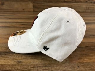 Texas Tech Red Raiders Guns Up Logo White Red Baseball Cap Hat Medium 4