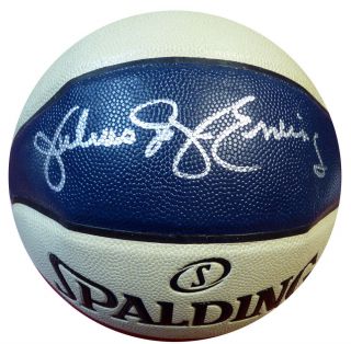 Julius " Dr.  J " Erving Autographed Signed Spalding Aba Basketball Psa 7a87255