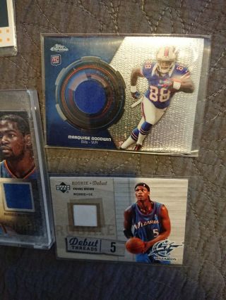 4 GAME WORN Russell Westbrook Kevin Durant Jersey Panini Intrigue 50/99,  more 4