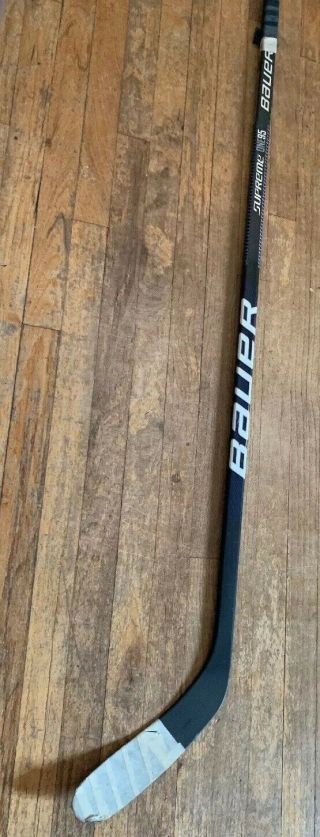 Radek Martinek 24 York Ny Islanders Game Bauer Hockey Stick Cracked