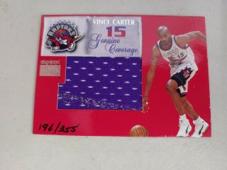 1999 - 00 Vince Carter Skybox Premium Coverage Game Jersey /355