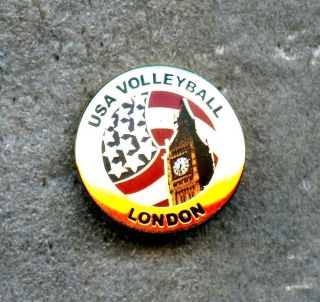 Volleyball 2012 London Usa Olympic Team Games Pin Enamel