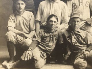Early 1900’s Bryan Ohio High School Baseball Team Photo Baseball Glove 3