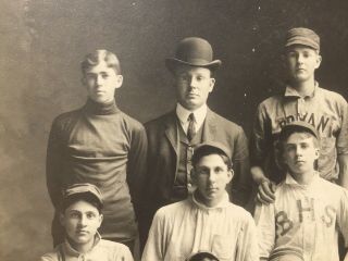Early 1900’s Bryan Ohio High School Baseball Team Photo Baseball Glove 5