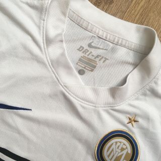 Inter Milan 2010 2011 White Away Dragon Jersey Small 100 Authentic 3