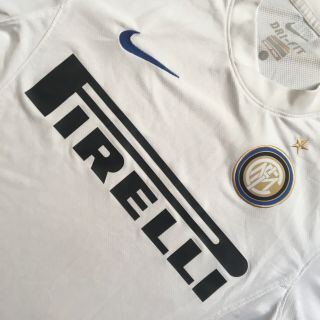 Inter Milan 2010 2011 White Away Dragon Jersey Small 100 Authentic 4