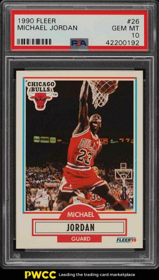 1990 Fleer Basketball Michael Jordan 26 Psa 10 Gem (pwcc)