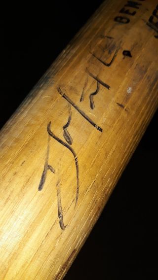 Los Angeles Angels Jeff Mathis Autograph Game Baseball Bat