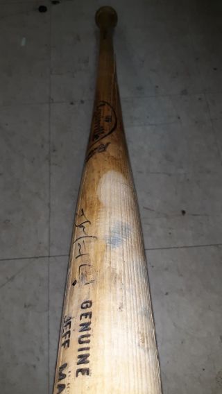 Los Angeles Angels Jeff Mathis Autograph game Baseball Bat 3