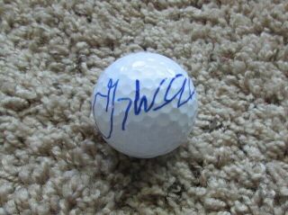 Gary Woodland Autographed Nike Golf Ball - Pga