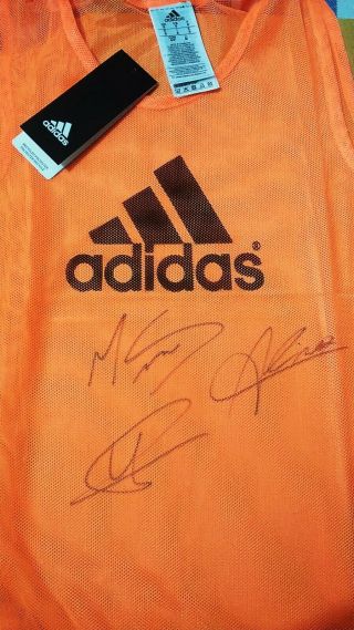 Salah,  Van Dijk,  Becker Liverpool Jersey Shirt Signed Authentic Autographed