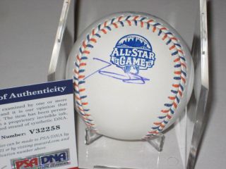 Prince Fielder (rangers) Signed Official 2013 All - Star Baseball,  Psa