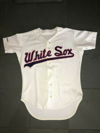 791987 Chicago White Sox 47 Game Issued Jersey Rawlings 44 Set 1