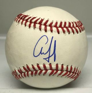Aaron Judge Single Signed Baseball Autographed Auto Jsa Loa York Yankees