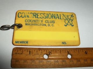 Pga Congressional Country Club Washington,  D.  C.  Member Golf Bag Tag