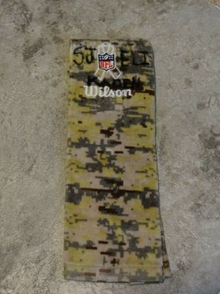 York Jets Steve Mclendon Game Salute To Service Sts Towel - Photo Match