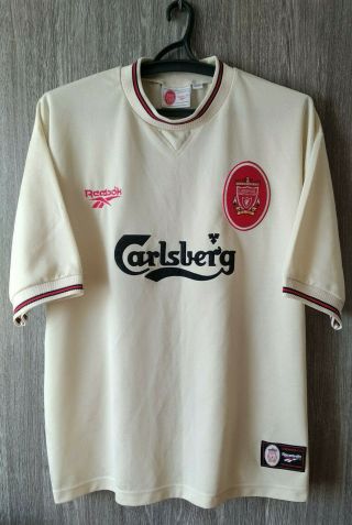 Reebok Retro Liverpool Fc 1996/97 Home Football Shirt Soccer Jersey Size 46 - 48 "