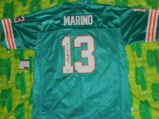Psa Cert Dan Marino Autographed Signed Miami Dolphins Nfl Football Jersey