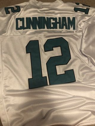 Randall Cunningham All - Stitched Philadelphia Eagles Throwback Jersey Size 52