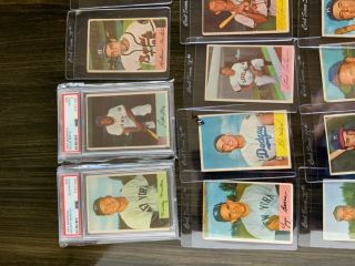 1954 Bowman Baseball Complete Set Mid To Lower Grade